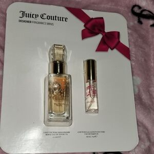 Juicy Couture Fragrance Duo with Gold and Pink Accents